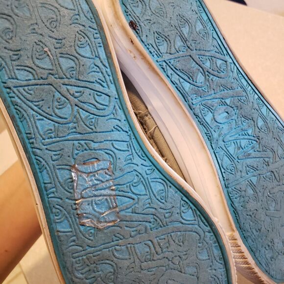 Blowfish Malibu Women's Marley Sweet Gray Color Washed Canvas sz 7 - Picture 6 of 7